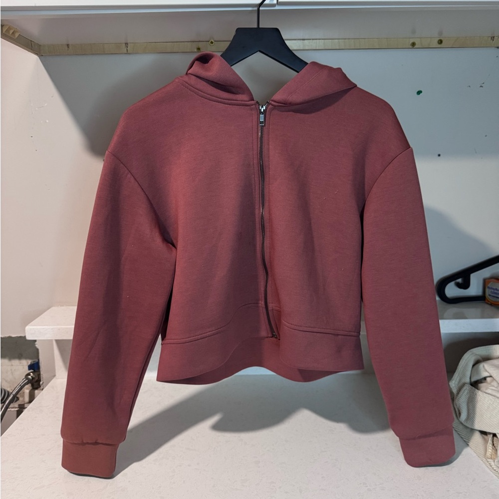 Rust Zip-Up Hoodie A New Day